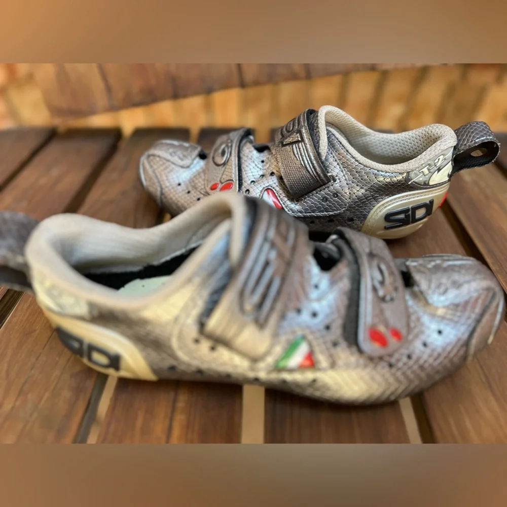 T2 carcon mamba silver snake triathlon Cycling Shoes - Size 7.5 men /9.5 W - Picture 4 of 16